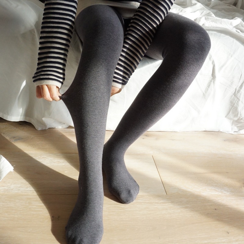 连裤袜加绒黑色秋冬女打底袜