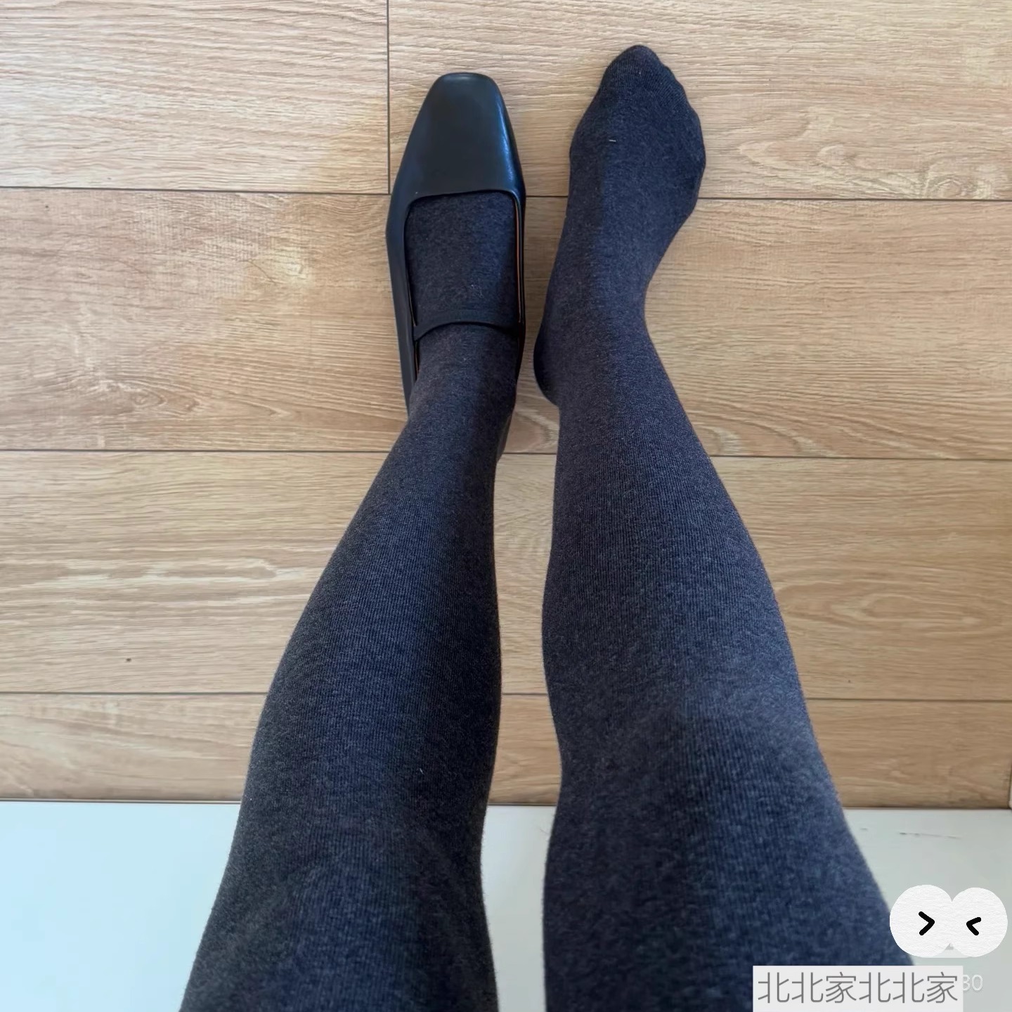 秋冬不勒脚带脚型 无压力中空羊毛金棉加长中厚加绒显瘦连裤袜