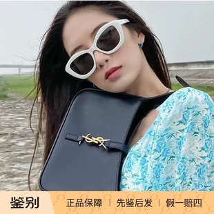 SAINTLAURENT圣罗兰墨镜女SL68白色猫眼多边形网红款太阳眼镜OPT