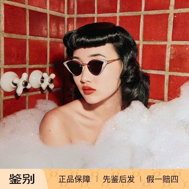 正品代购古驰Gucci永恒的好莱坞系列新款女士墨镜太阳眼镜GG0898S