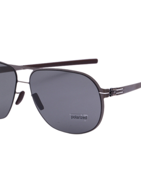 Icberlin男款驾驶型偏光太阳镜女款薄钢无螺丝墨镜guenther n. P