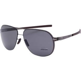 Icberlin男款驾驶型偏光太阳镜女款薄钢无螺丝墨镜guenther n. P