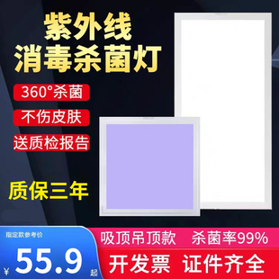 405NM杀菌除螨灯紫外线杀菌吸顶式集成吊顶厨房卫生间杀菌照明灯