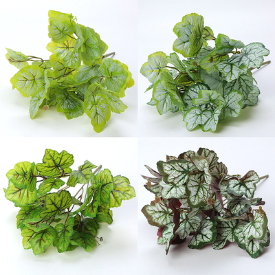 仿真植物墙绿植墙装饰叶子矾根