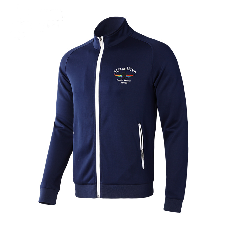 春秋薄款运动休闲立领拉链外套