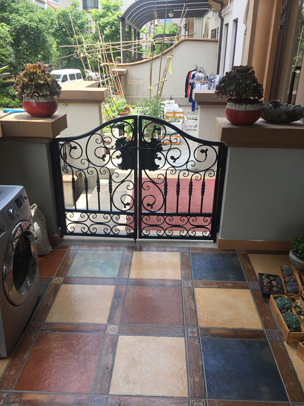 庭院门老师傅铁艺铁艺别墅大门