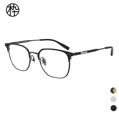 专柜正品MJ12FM1087时尚半框方框造型近视眼镜框架文艺范