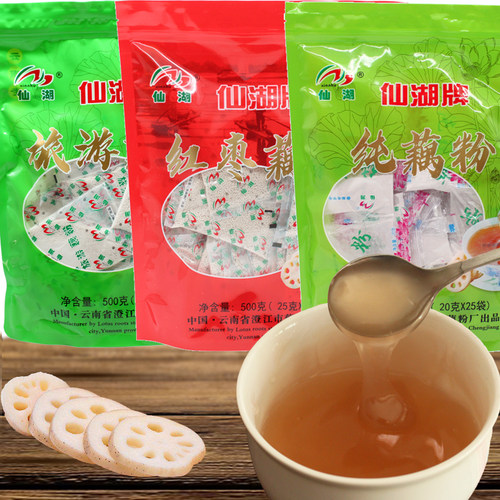 云南澄江抚仙湖仙湖藕粉