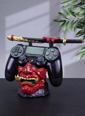 PS5/PS4/XBOX/NSPro游戏手柄通用支架对马岛手办桌面摆件动漫周边