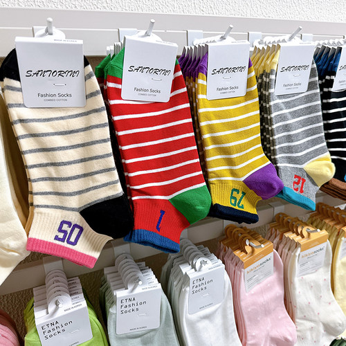 etna简约吸汗夏女代购短袜韩代