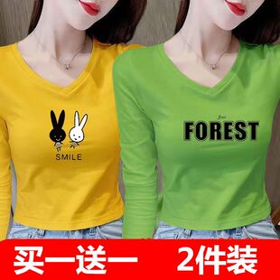 早秋季 2023新款 设计感小众甜辣小上衣 t恤女装 长袖 秋冬美式 打底衫