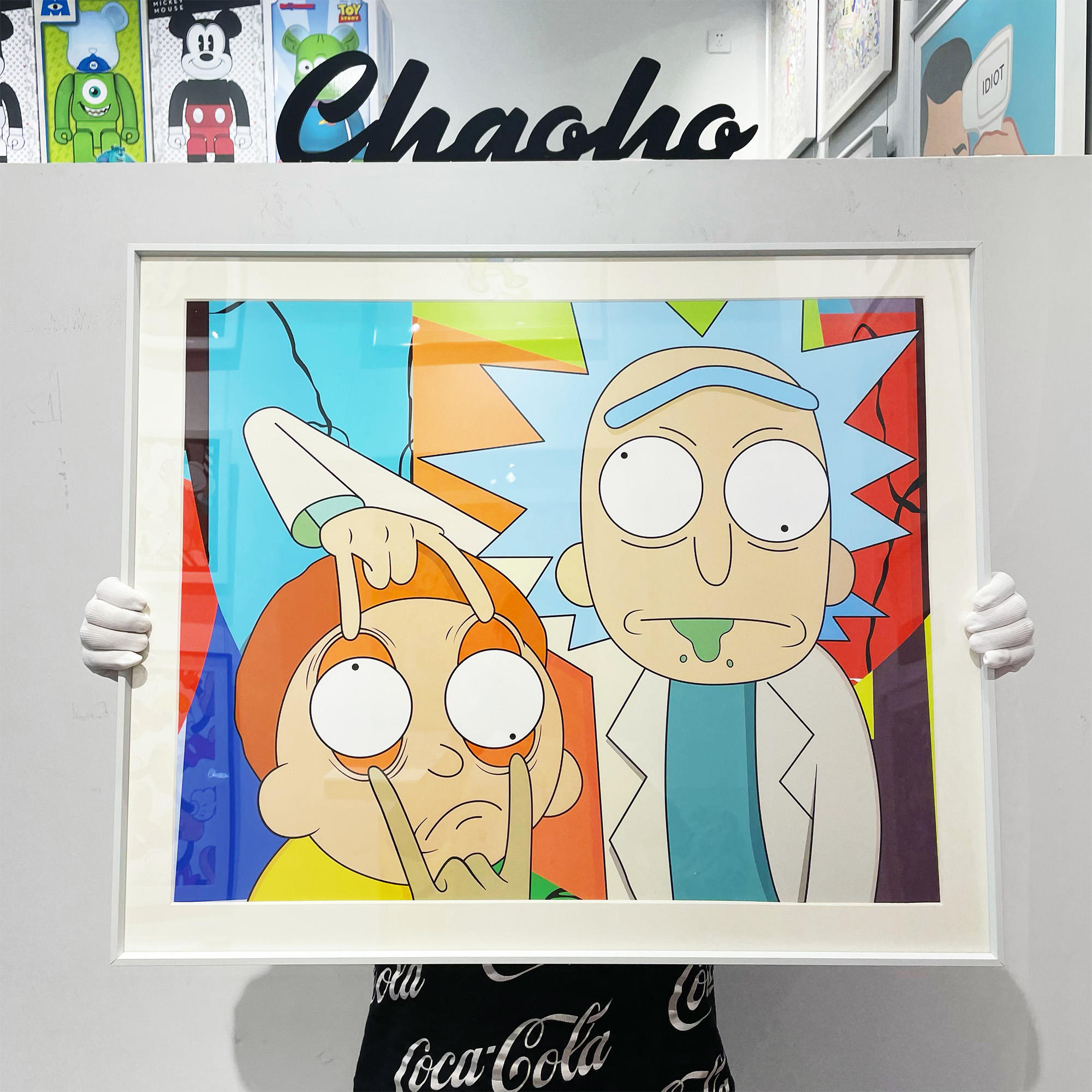 瑞克和莫蒂卧室装饰画卡通版画