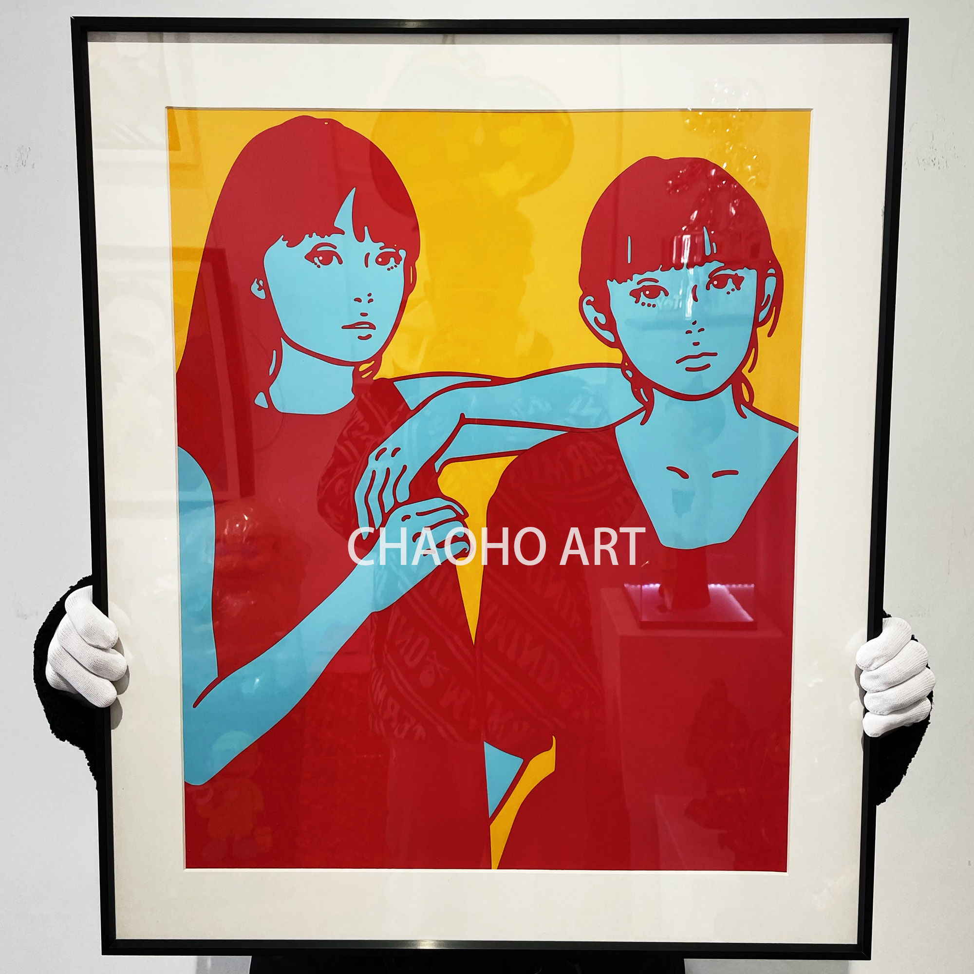 村上隆kyne版画少女ins装饰画