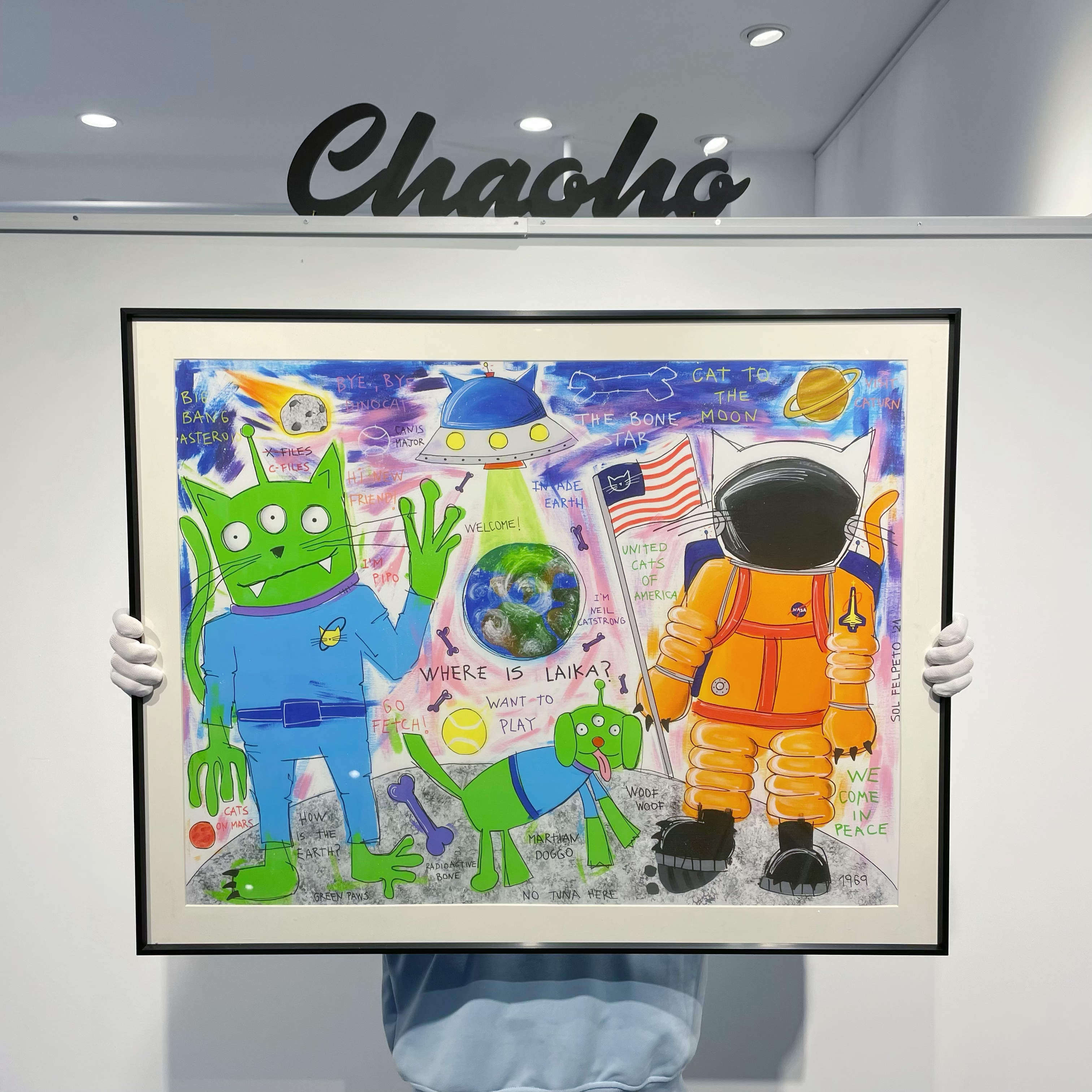 SOLFELPETO客厅潮流NASA装饰画