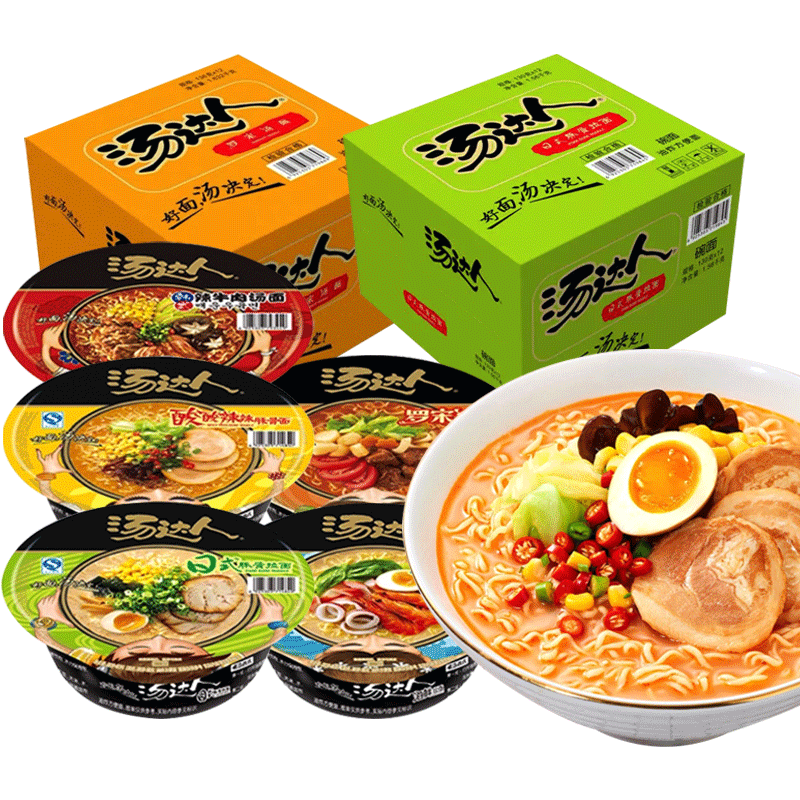统一汤达人方便面大碗装