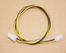 用户订制的 主板cpu供电4pin延长线 50cm 18AWG 0.18X34铜芯