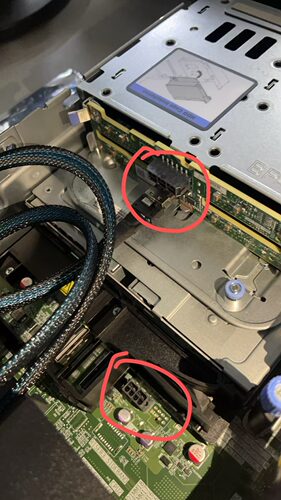 适用IBM 联想 WR3220G2 MB-HDD 小8P转小12P硬盘笼背板电源供电线