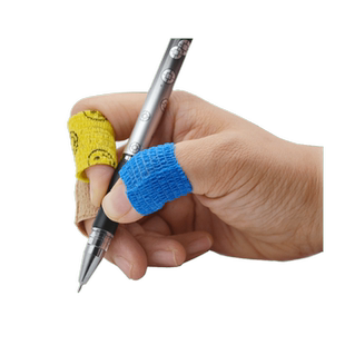 写字护指绷带学生护手指胶带防磨防茧神器自粘 ins可爱缠手护指套