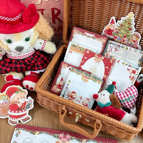 Pink berry原创设计圣诞咖啡屋系列可撕双面120gB5A5B6便签留言本