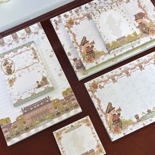 Pink 花园系列可撕双面120gB5A5B6便签本留言本 berry原创设计法式