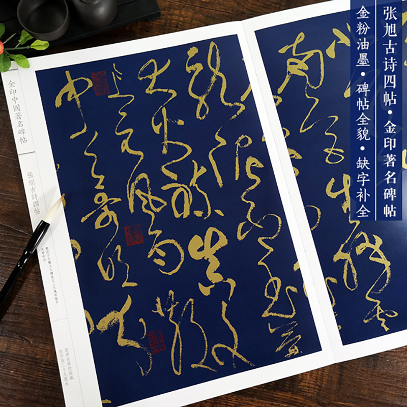 全球首套金印版中国著名碑帖 全套二十册