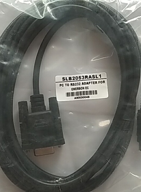 包邮AMSAMOTION_SL-B2053RASL1适用艾默生EC系列PLC下载电缆线