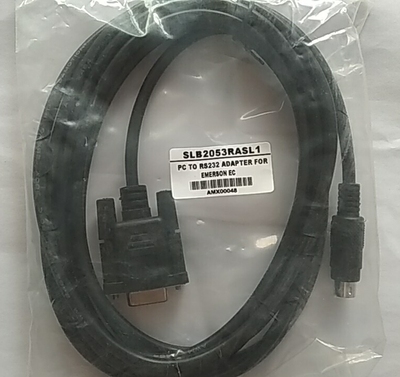 包邮AMSAMOTION_SL-B2053RASL1适用艾默生EC系列PLC下载电缆线