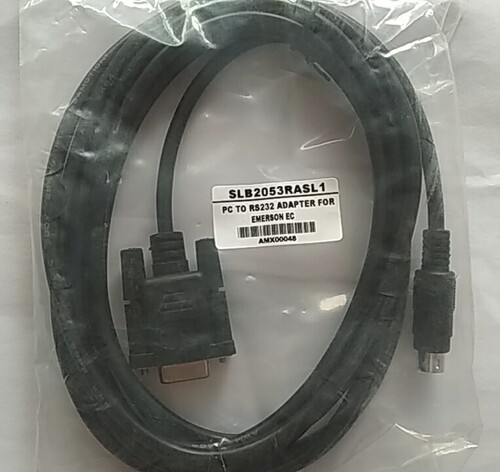 包邮AMSAMOTION_SL-B2053RASL1适用艾默生EC系列PLC下载电缆线