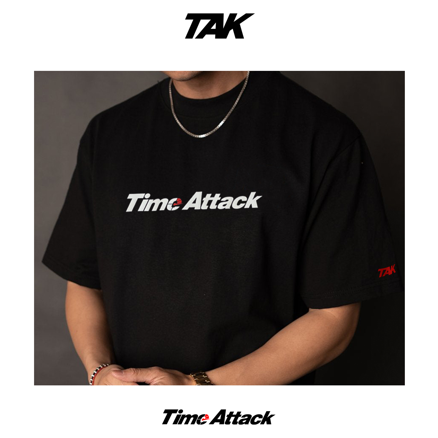 TIMEATTACK圈速赛T恤纯棉短袖