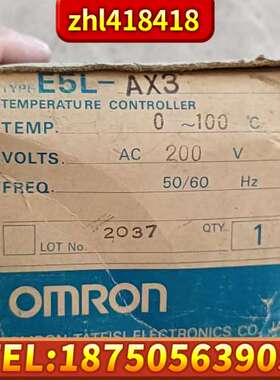 E5L-AX3   0-100℃，正品外盒稍旧