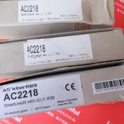 Ifm AC2218 易福门全新AS-i从站模块 SmartLine25 4AO (C) C IP20