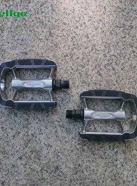 Wellgo维格C169自行车双DU脚踏 超轻带防滑层 复古铝合金一体脚蹬