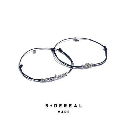 siderealmade极细闪电四叶草手绳