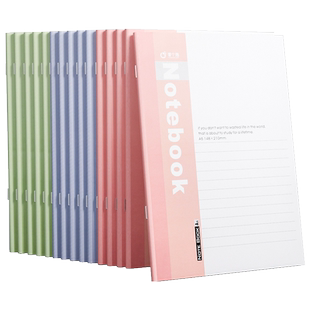 笔记本子学生记事本A5练习本软抄本简约小学生中大学生日记本课堂加厚作业本商务办公用品文具软面抄加厚批发