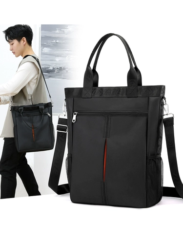 Нейлоновая вместительная и большая сумка на одно плечо, шоппер, рабочая портативная барсетка, льняная сумка