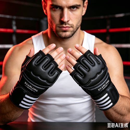 mma专业散打拳击手套ufc搏击训练