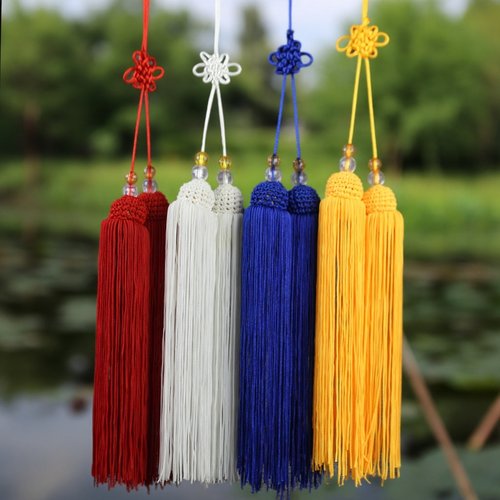 高档剑穗太极剑长穗下垂不缠手