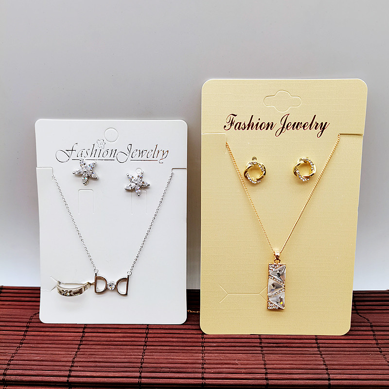 耳环项链包装卡纸铜版纸