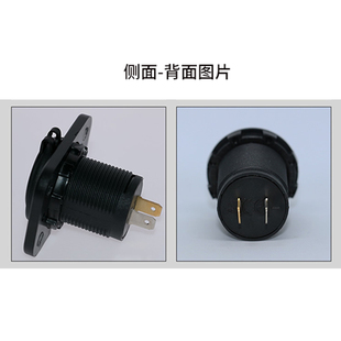 车载电压表汽车改装 usb车充适用通用12v24v高精度led数显功能