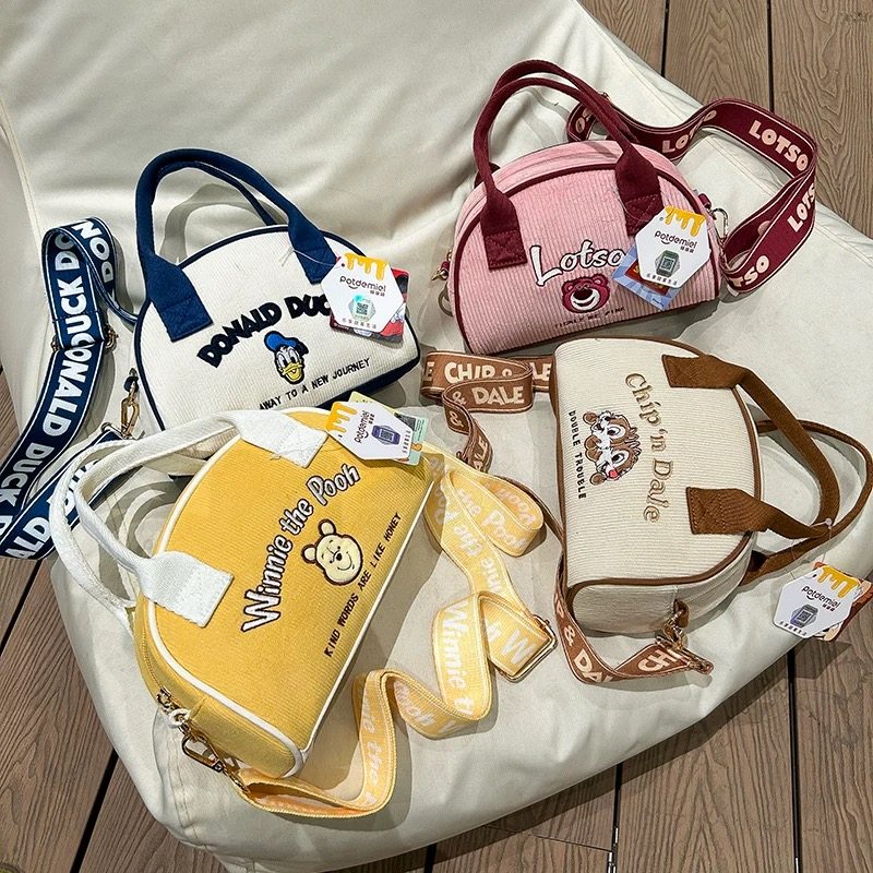 迪士尼卡通草莓小熊手提包奇奇唐老鸭复古包包女生斜挎包通勤时尚,玩具/童车/益智/积木/模型,斜挎包/拎包/腰包,淘宝优惠券,粉丝福利购,淘宝优惠卷