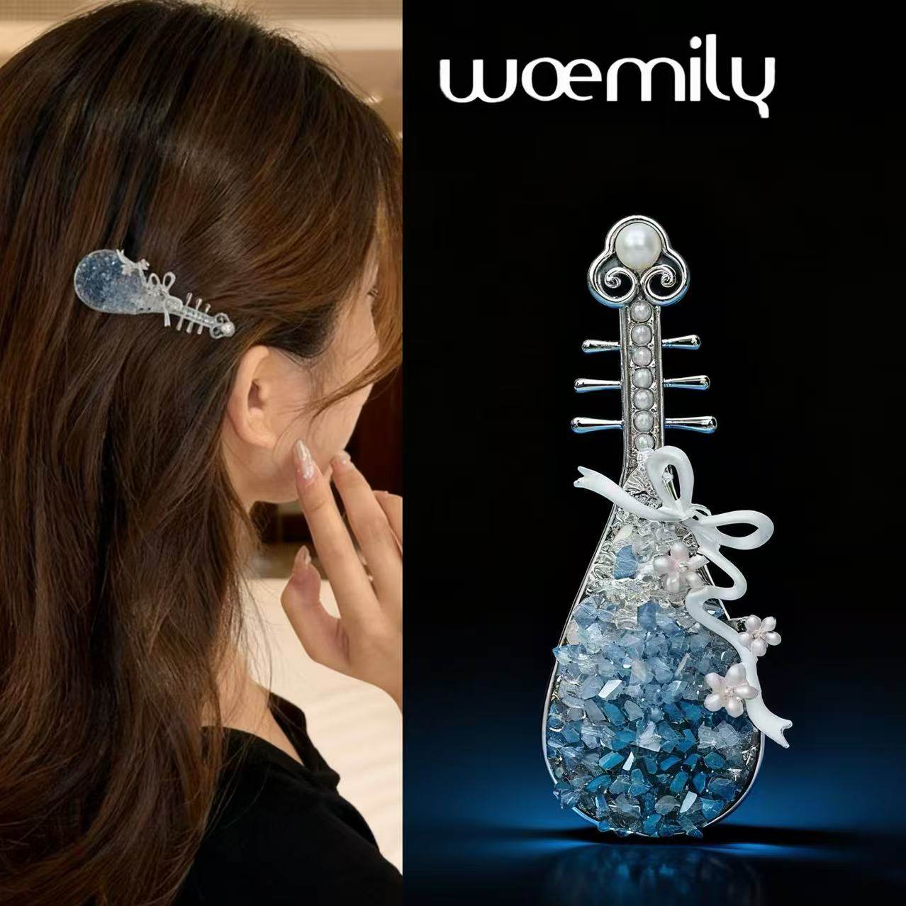 饰品新款小众设计感高级气质琵琶发夹侧边夹刘海夹发饰女,饰品/流行首饰/时尚饰品新,发饰,淘宝优惠券,粉丝福利购,淘宝优惠卷