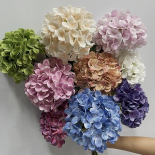 婚庆仿真花绣球花假花绢花婚礼布置装饰造景干花装饰花地排散花艺