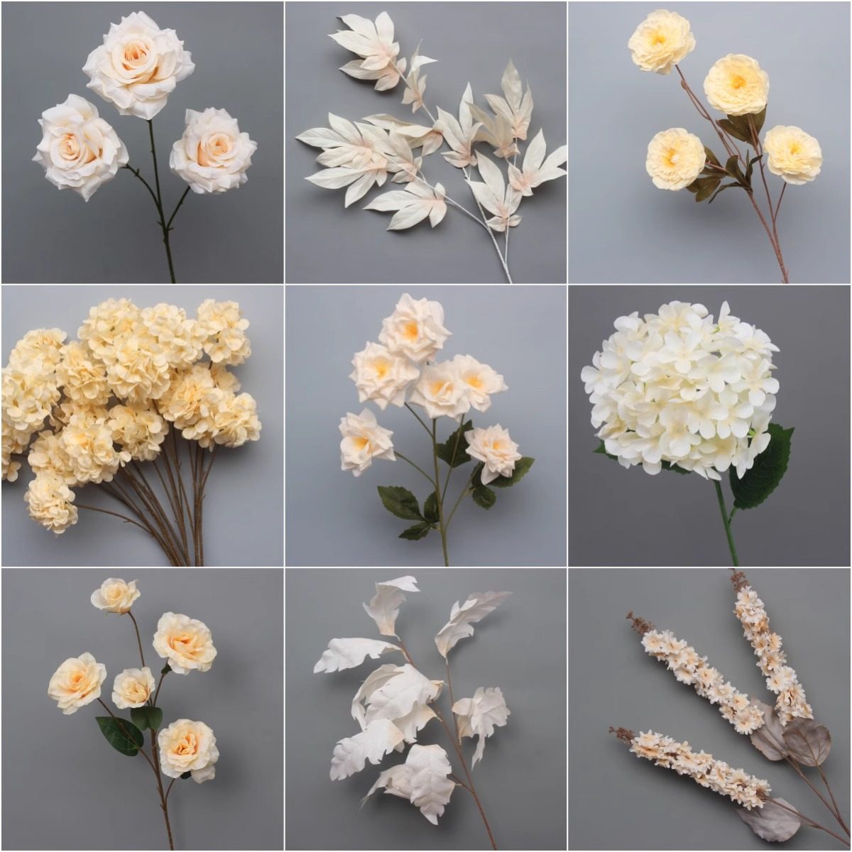 香槟色婚庆绢花绣球花花艺批发