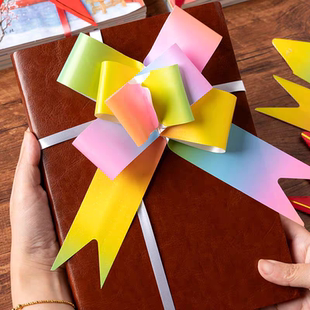 幼儿园小学初中开学仪式感蝴蝶结拉花丝带教室课桌面布置绑书彩带
