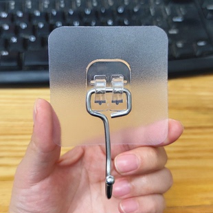 灯笼大挂钩天花板墙壁免打孔粘胶透明无痕厨房浴室强力承重粘钩