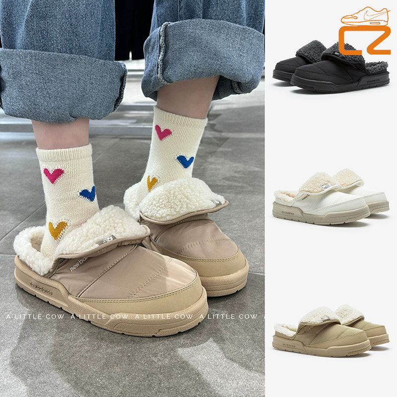 NewBalance 新款秋冬羊羔毛毛茸茸保暖一脚蹬厚底面包棉鞋 棉拖鞋,运动鞋new,运动休闲鞋,淘宝优惠券,粉丝福利购,淘宝优惠卷