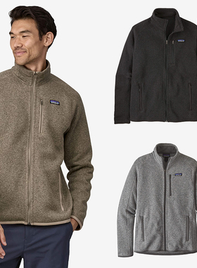巴塔哥尼亚25新款Patagonia Better Sweater男款秋冬保暖抓绒夹克