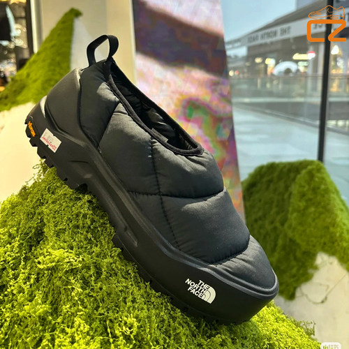 北面TheNorthFace 秋冬男女款加棉保暖户外休闲一脚蹬面包鞋8DBU