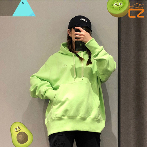 nike耐克绿色紫色糖果连帽卫衣