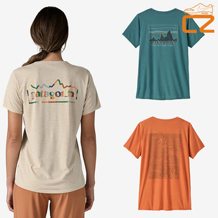 巴塔哥尼亚25新款Patagonia Cool Daily Graphic C1速干女款短袖T